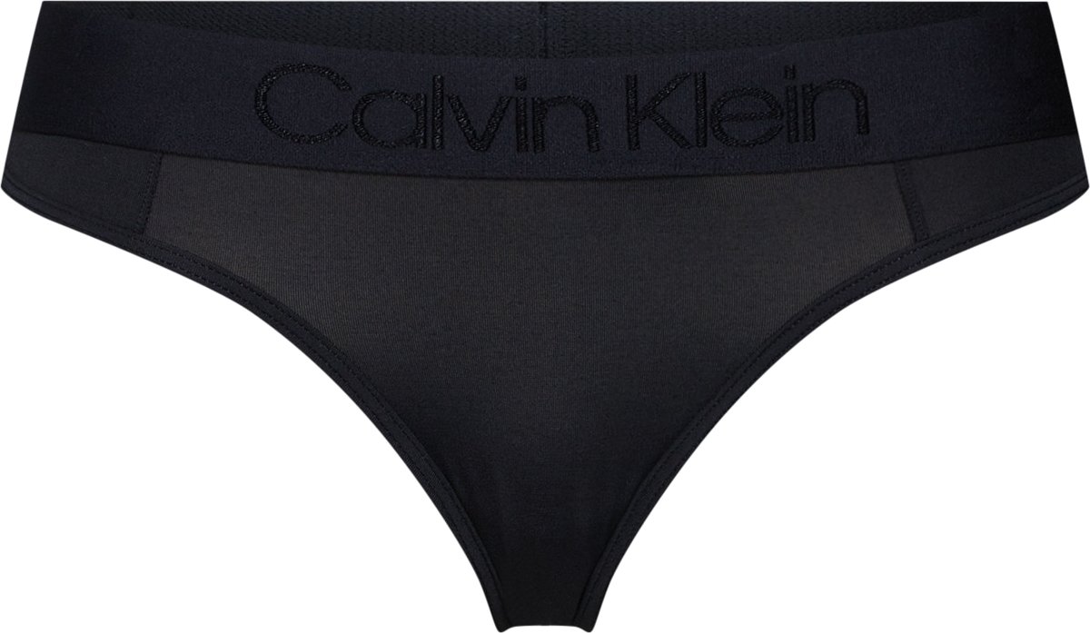 Calvin Klein Underwear Tanga 'THONG' černá