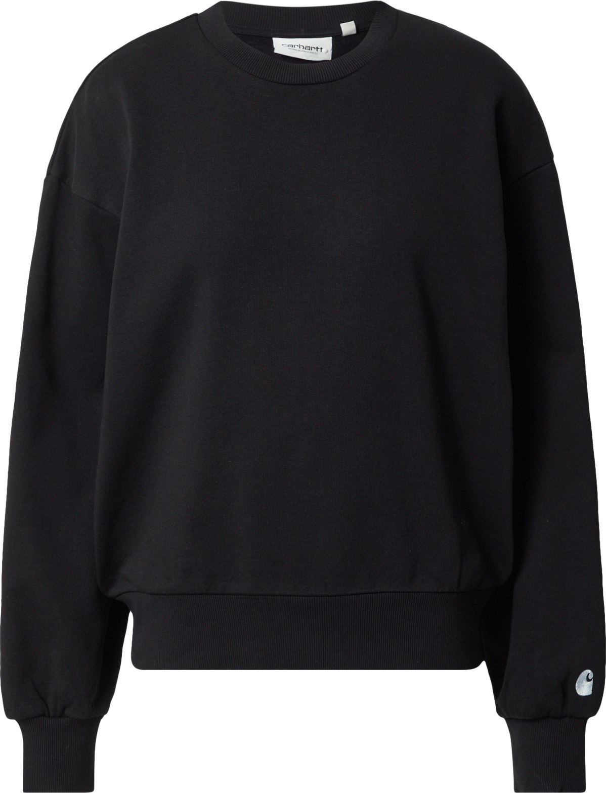 Carhartt WIP Mikina 'Casey' černá / bílá
