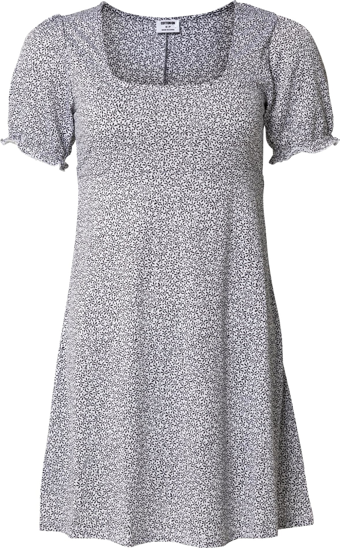 Cotton On Letní šaty 'JONES' černá / bílá