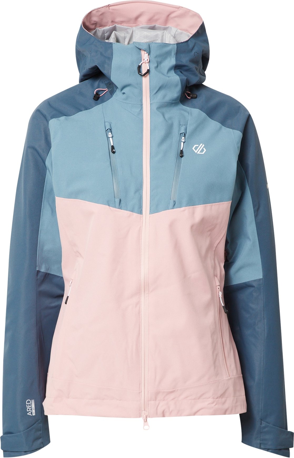 DARE2B Outdoorová bunda 'Diverse' růžová / kouřově modrá / marine modrá
