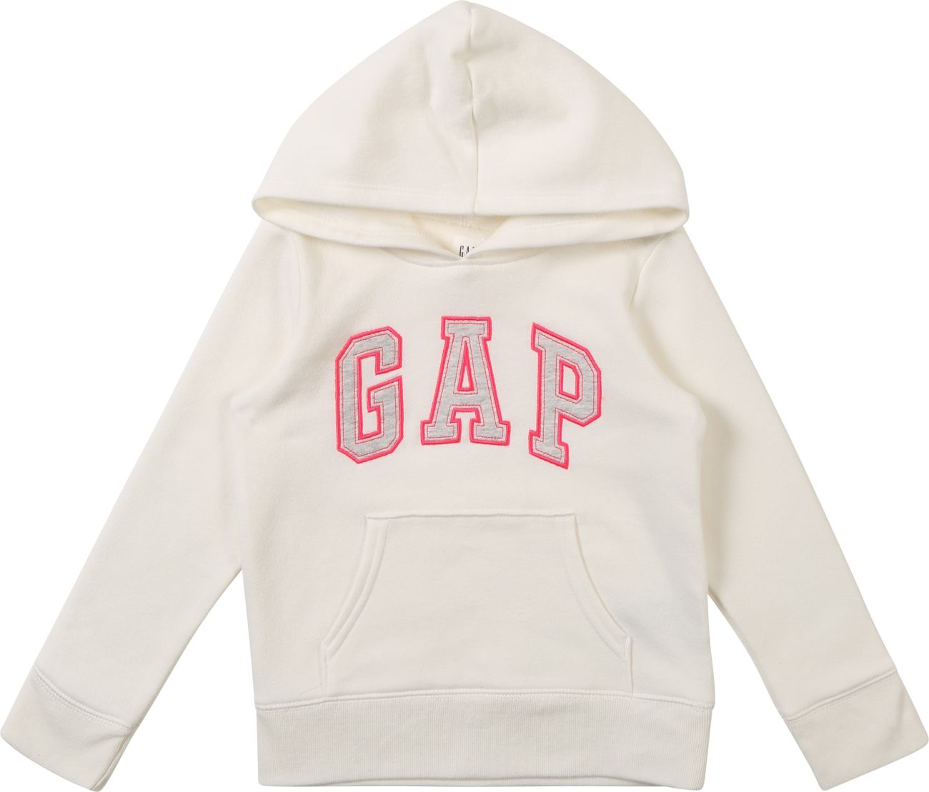 GAP Mikina 'GAP LOGO HOOD' bílá