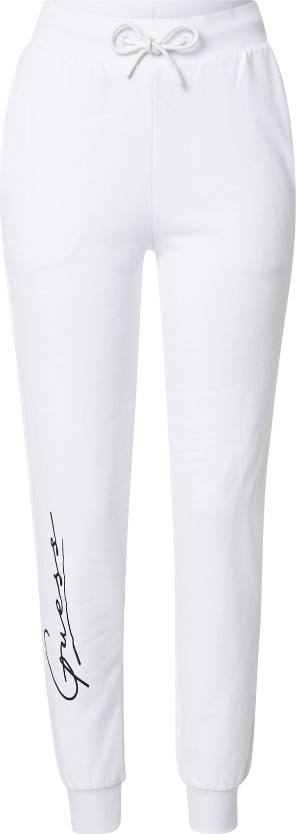 GUESS Sportovní kalhoty 'DOTTIE' bílá / černá
