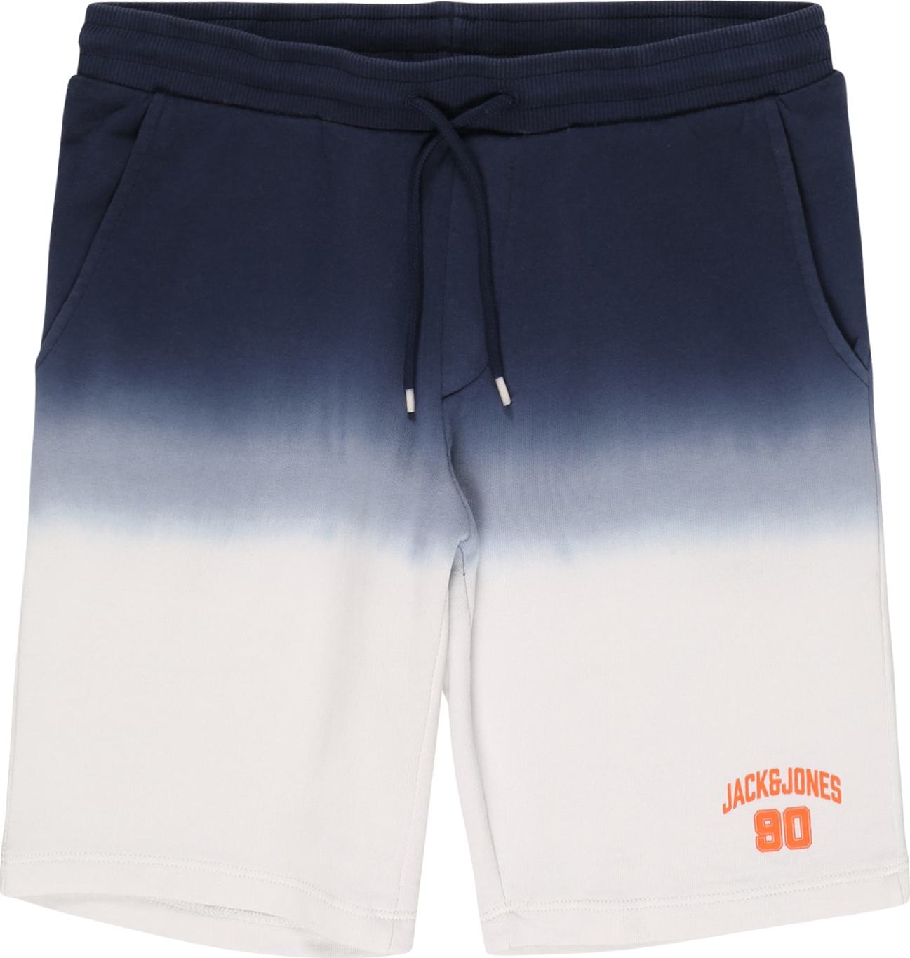 Jack & Jones Junior Kalhoty námořnická modř / bílá / chladná modrá / oranžová