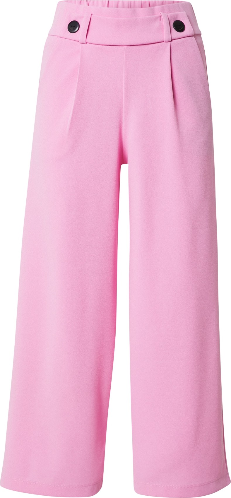 JDY Kalhoty se sklady v pase 'GEGGO' světle růžová