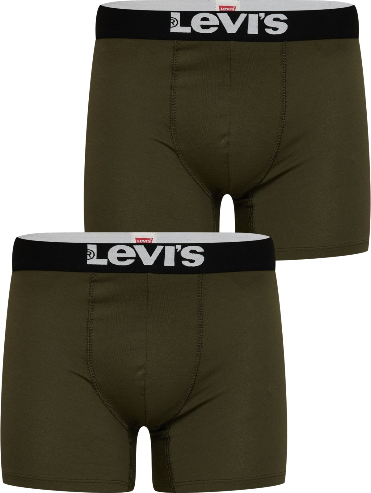 LEVI'S Boxerky khaki / bílá / černá