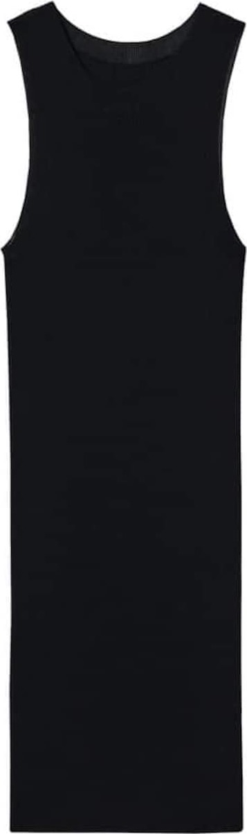 MANGO Úpletové šaty 'Karl' černá