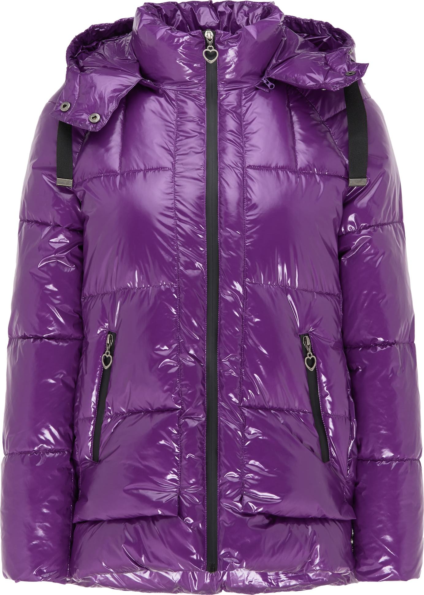 MYMO Zimní bunda tmavě fialová