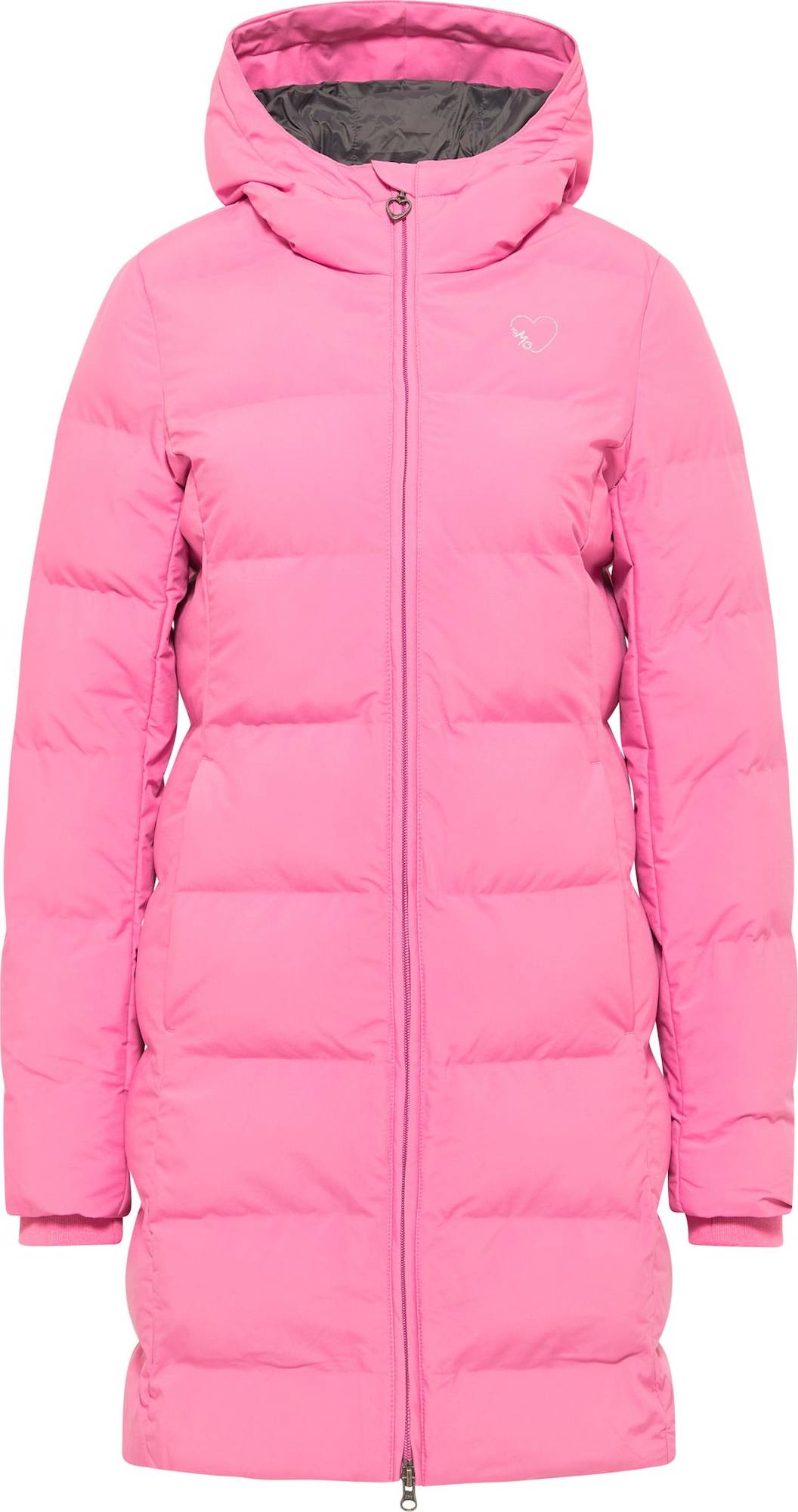 MYMO Zimní kabát světle růžová