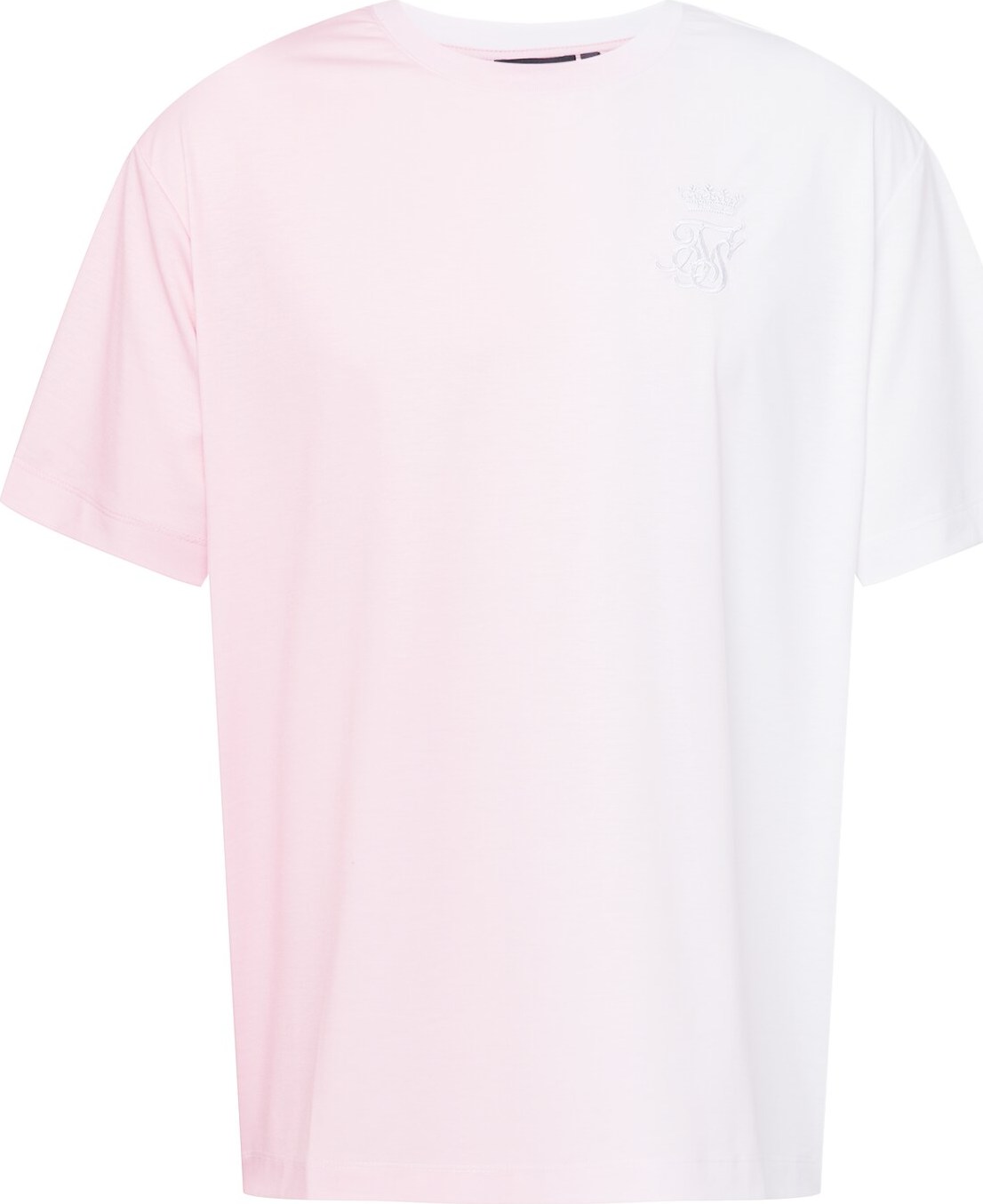 SikSilk Tričko bílá / pastelově růžová / růžová