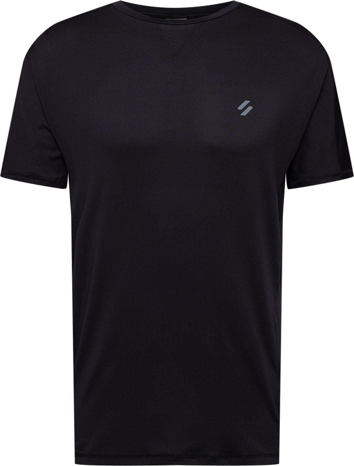 Superdry Funkční tričko černá / šedá