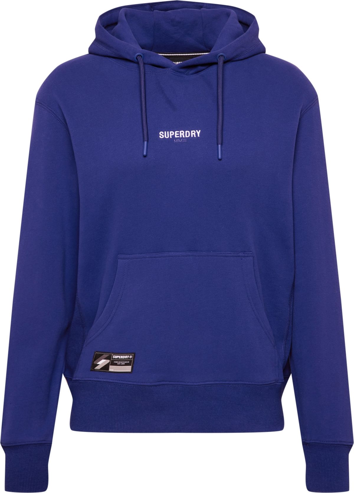 Superdry Mikina námořnická modř / bílá