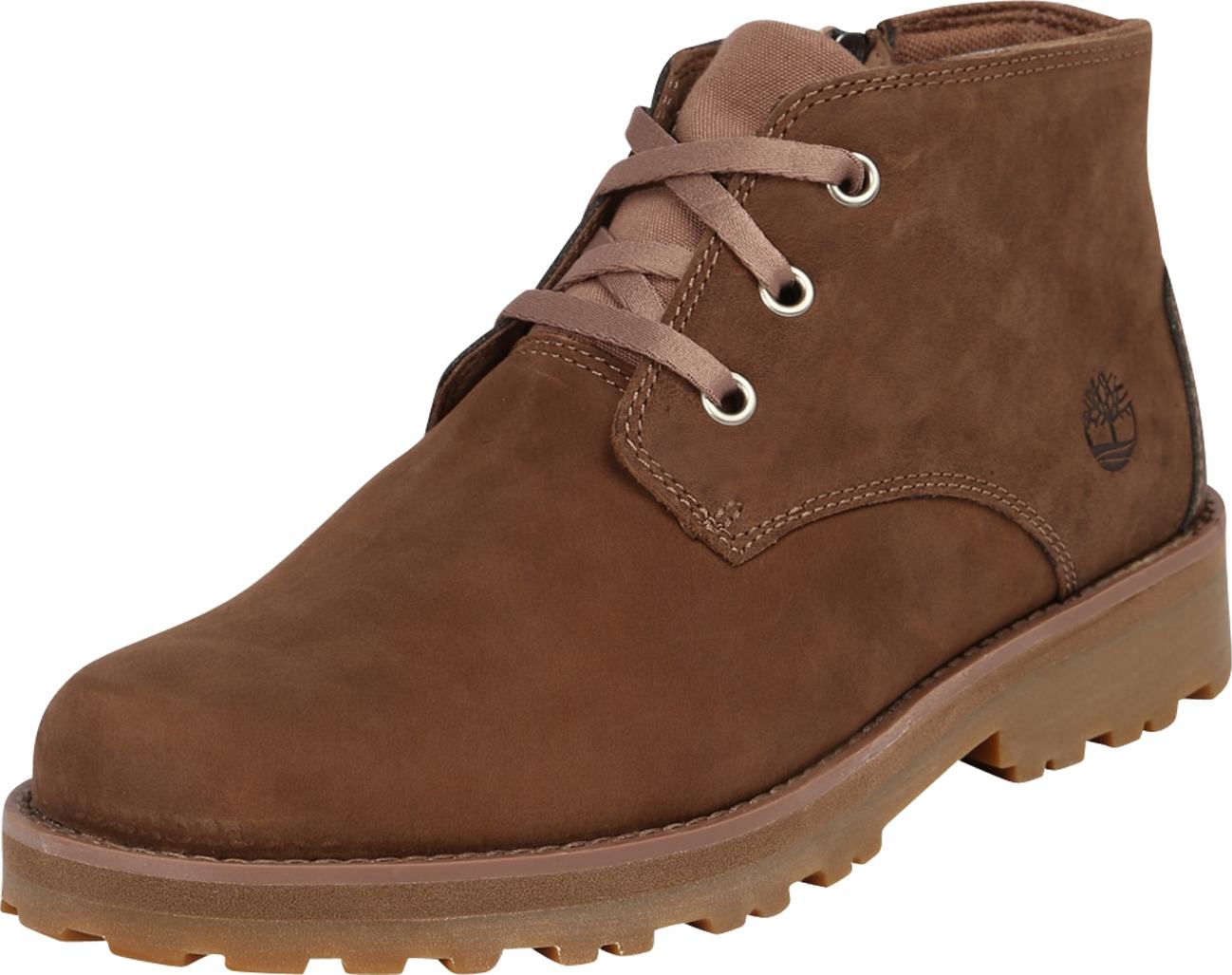 TIMBERLAND Kozačky 'Courma' hnědá