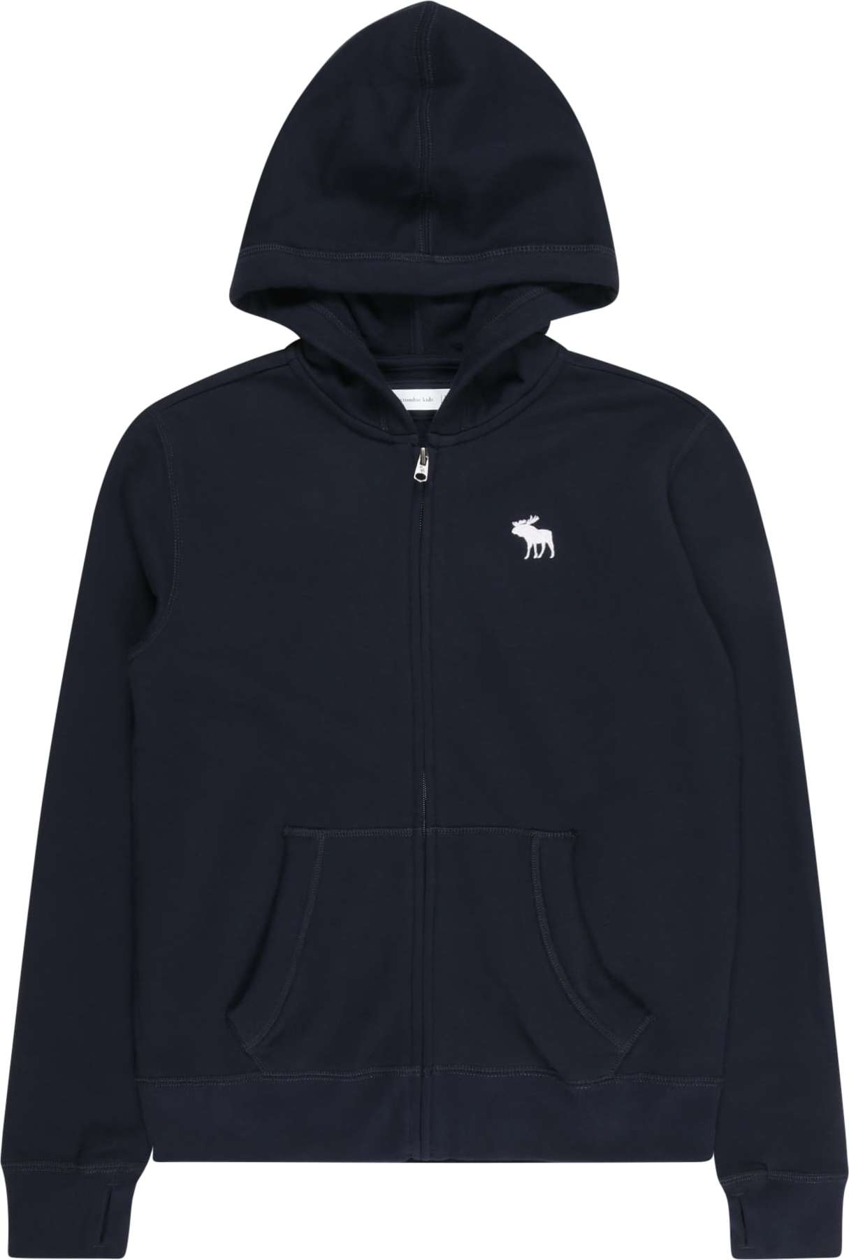 Abercrombie & Fitch Mikina s kapucí noční modrá