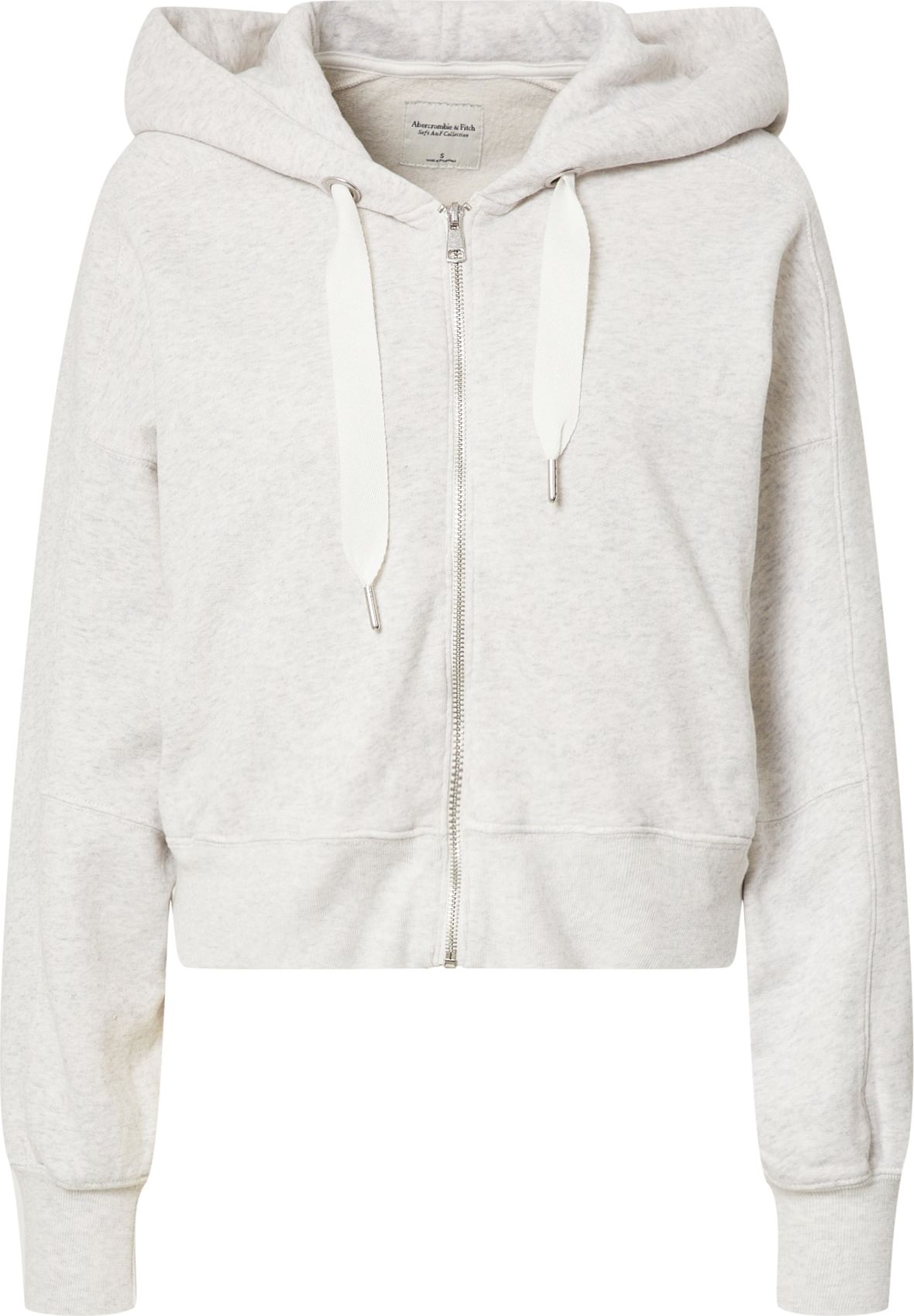 Abercrombie & Fitch Mikina s kapucí šedá