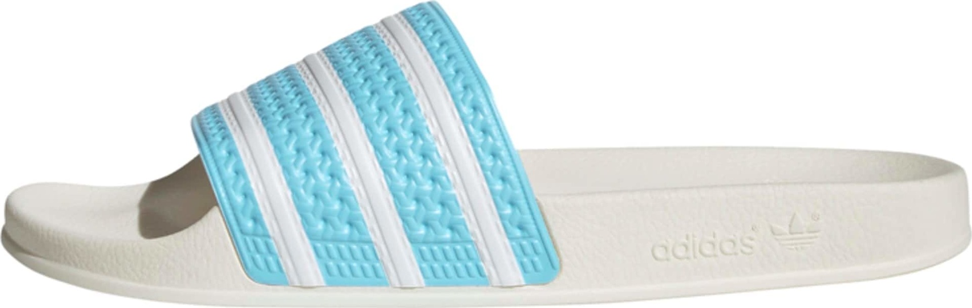 ADIDAS ORIGINALS Pantofle 'Adilette' aqua modrá / bílá