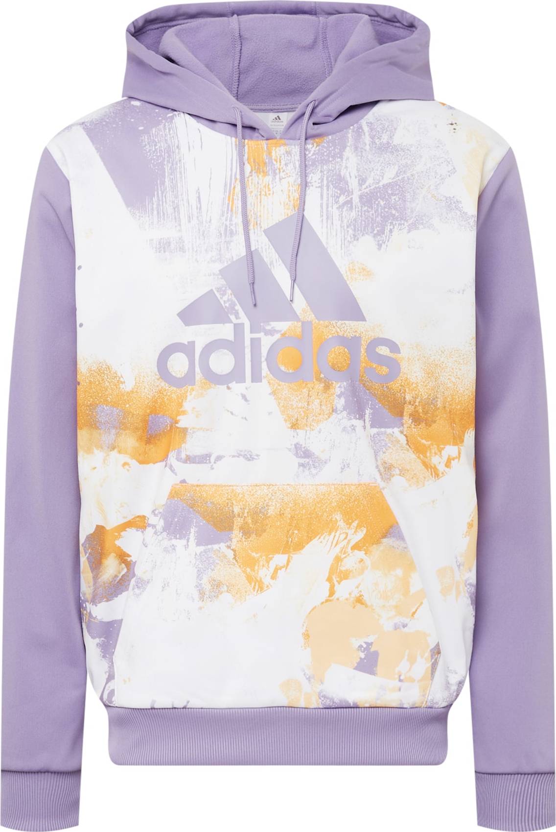 ADIDAS PERFORMANCE Sportovní mikina fialová / bílá / oranžová