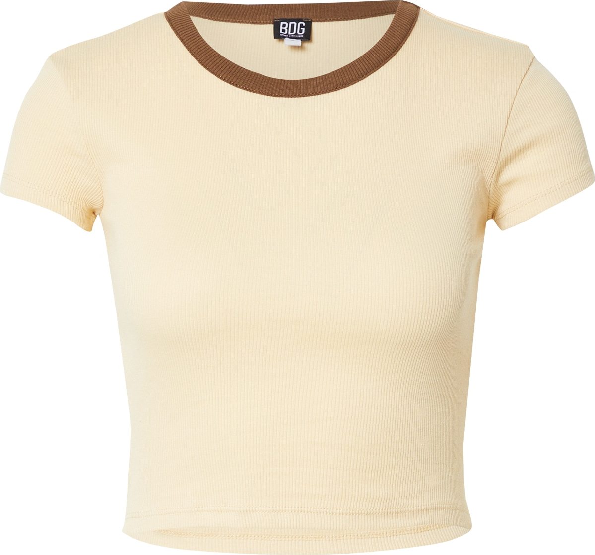 BDG Urban Outfitters Tričko béžová / hnědá