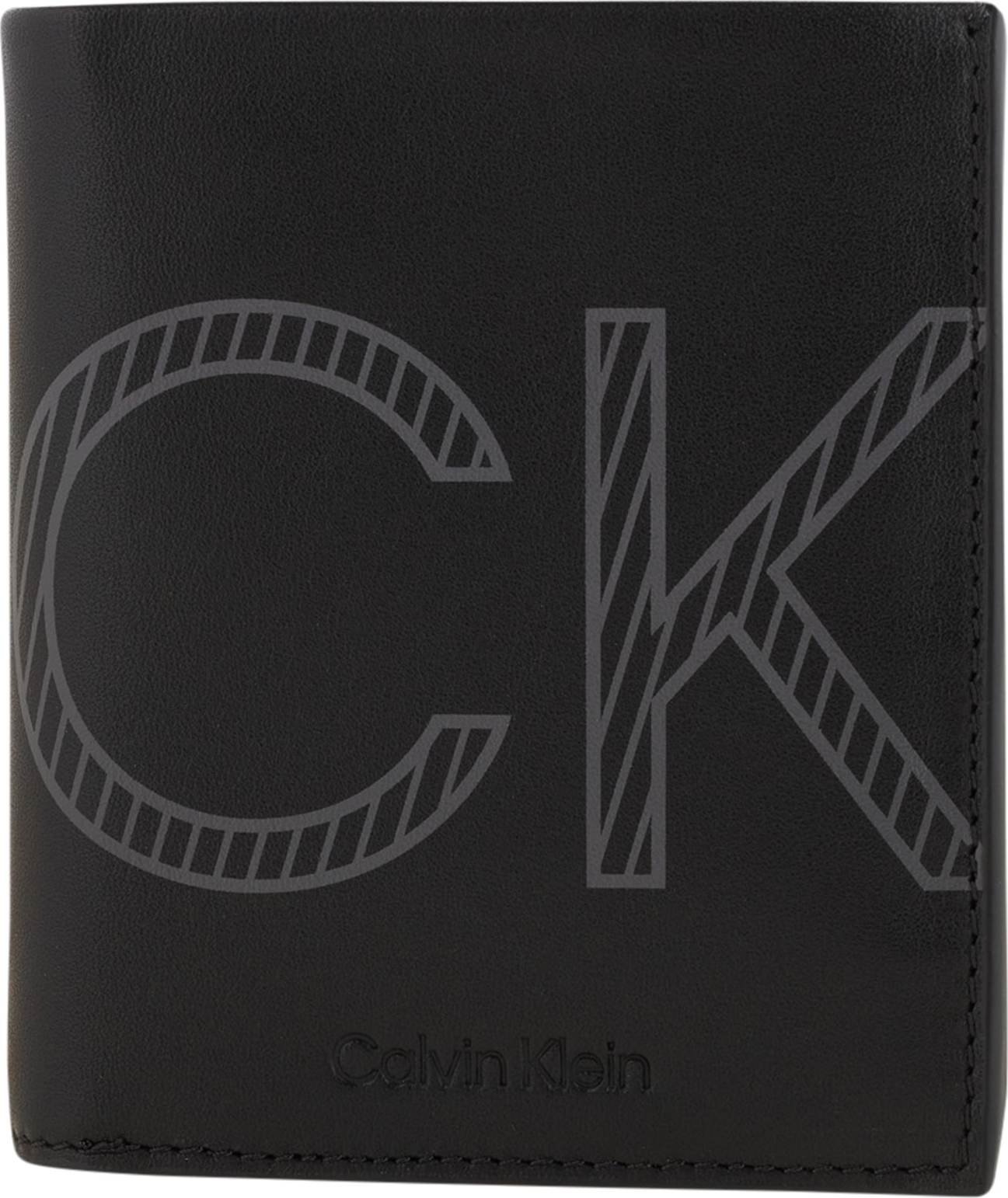 Calvin Klein Peněženka černá / šedá