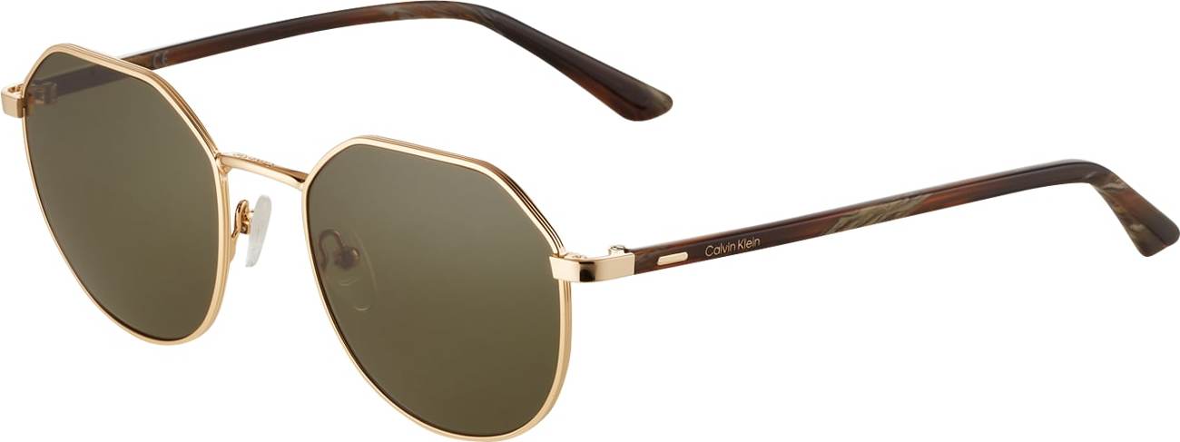 Calvin Klein Sluneční brýle '22103S' zlatá