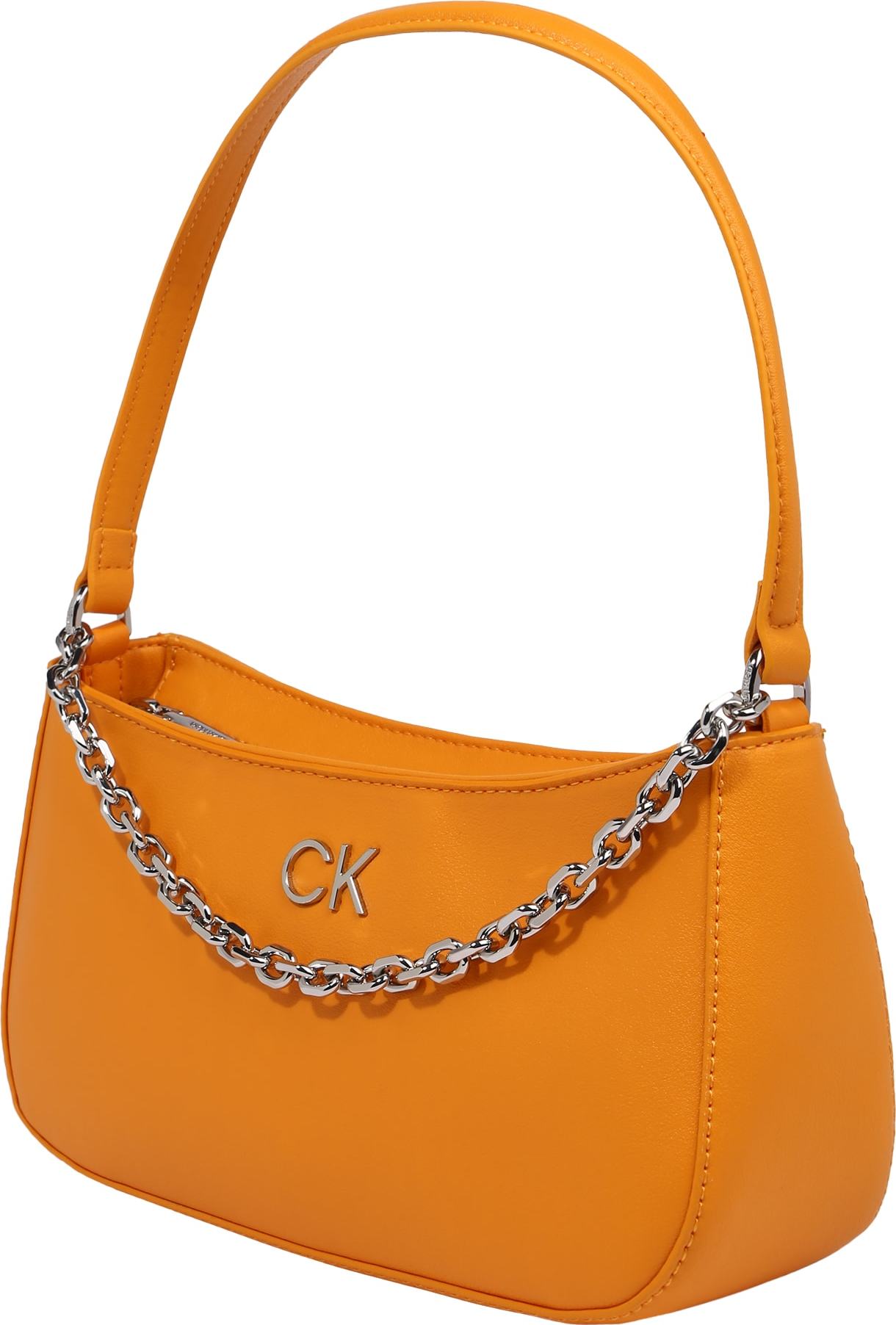 Calvin Klein Taška přes rameno oranžová / stříbrná