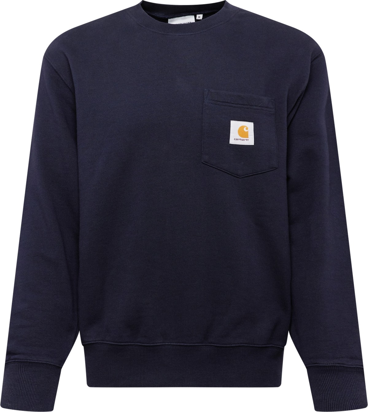 Carhartt WIP Mikina námořnická modř / bílá / zlatě žlutá