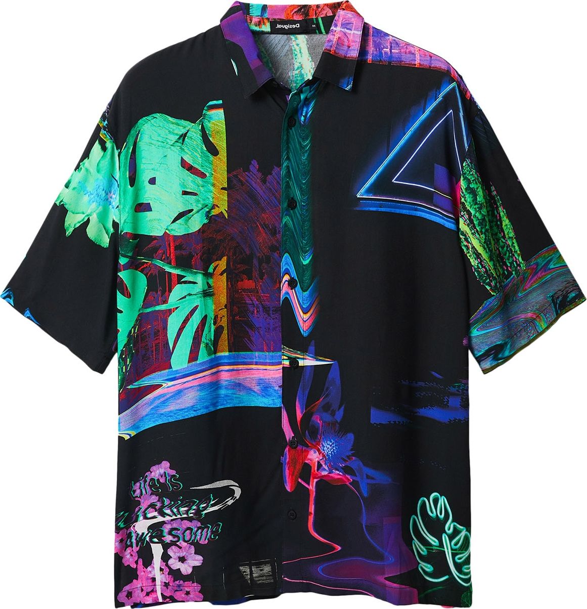 Desigual Košile 'JABAL' černá / mix barev