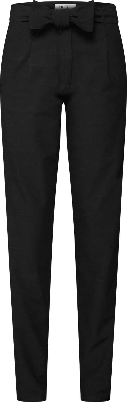 EDITED Kalhoty se sklady v pase 'Mona' černá