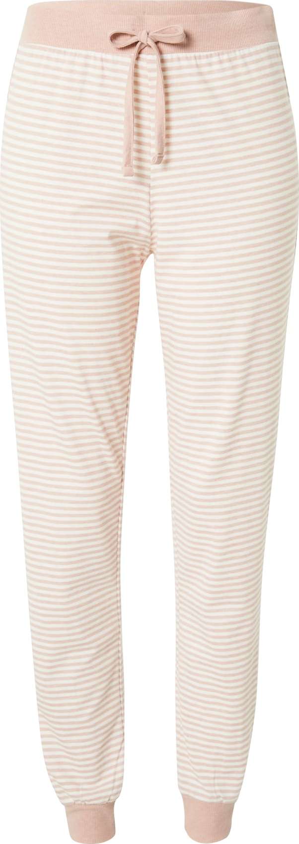 Esprit Bodywear Pyžamové kalhoty bílá / růžová