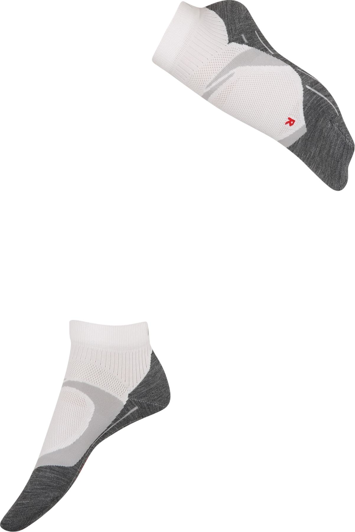 FALKE Sportovní ponožky červená / šedá / tmavě šedá / přírodní bílá
