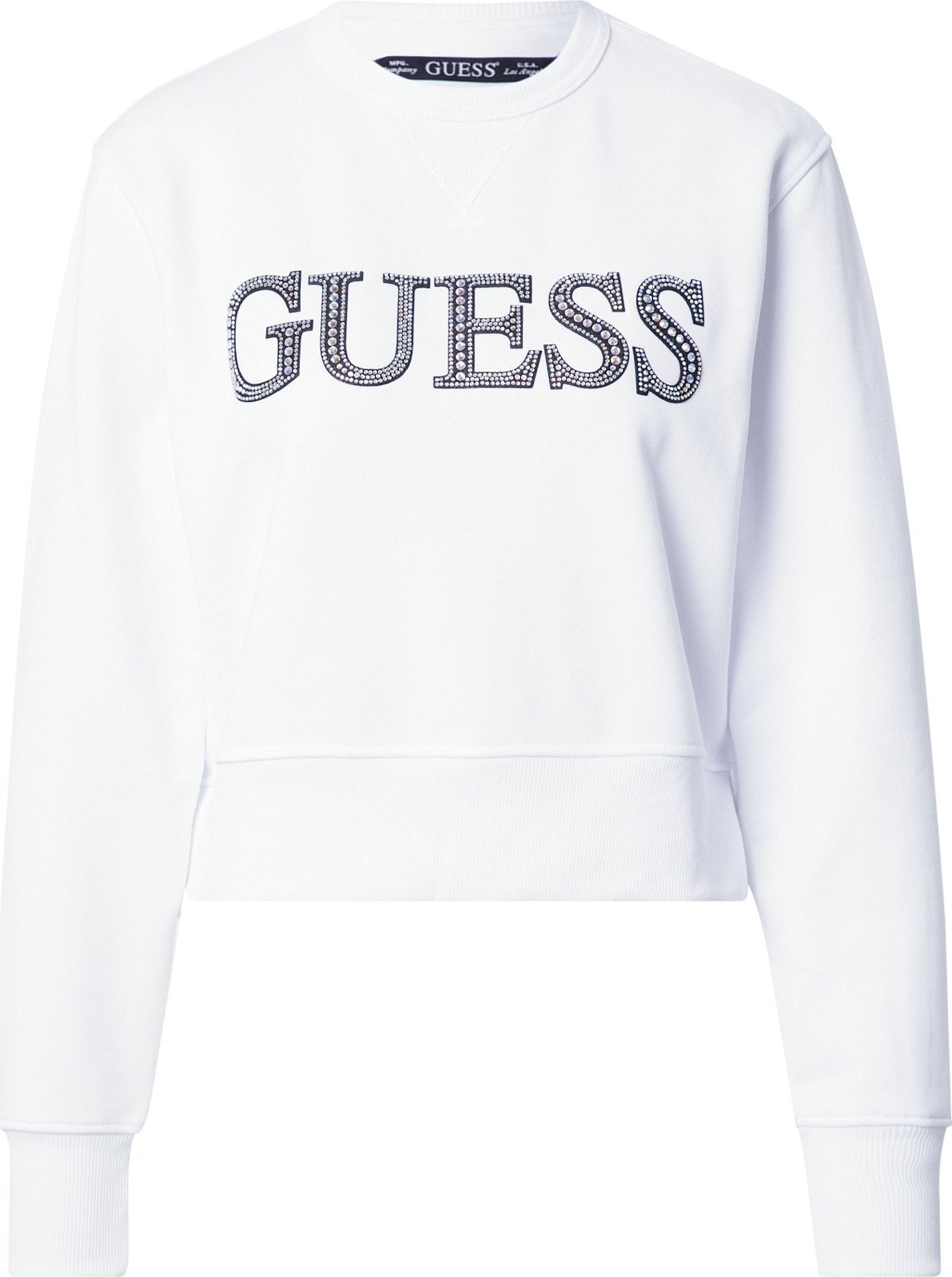 GUESS Mikina 'LINFEA' bílá / černá / mix barev