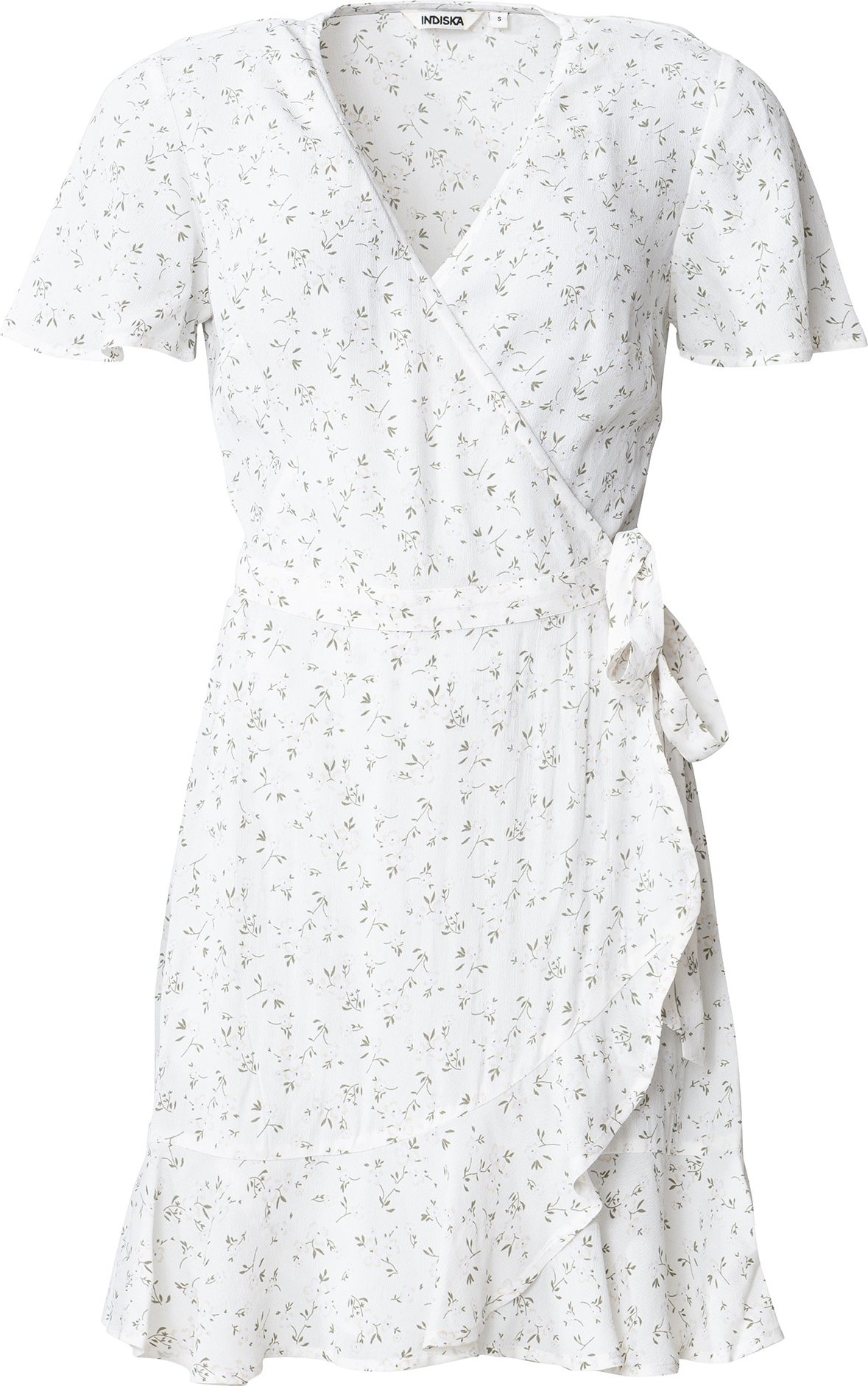 Indiska Letní šaty 'Nola' bílá / olivová