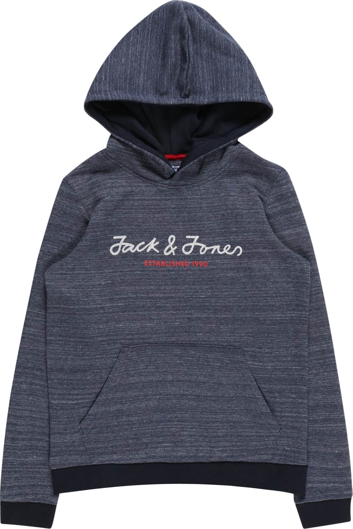 Jack & Jones Junior Mikina 'BERG ' námořnická modř / bílá / červená