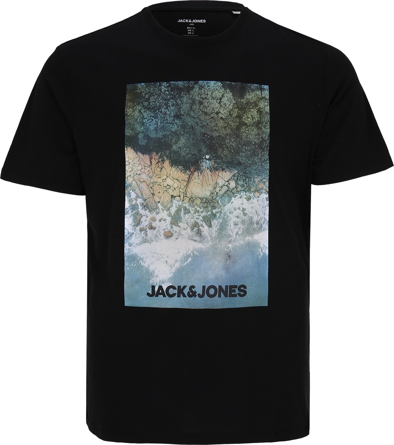 Jack & Jones Plus Tričko černá / mix barev