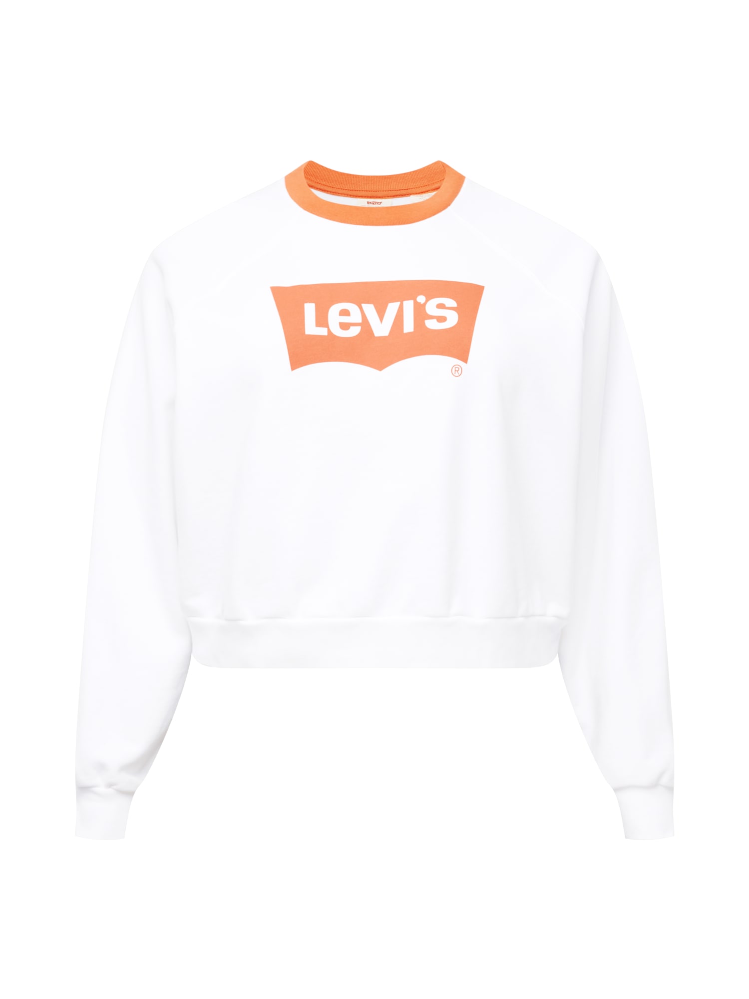 Levi's® Plus Mikina bílá / oranžová