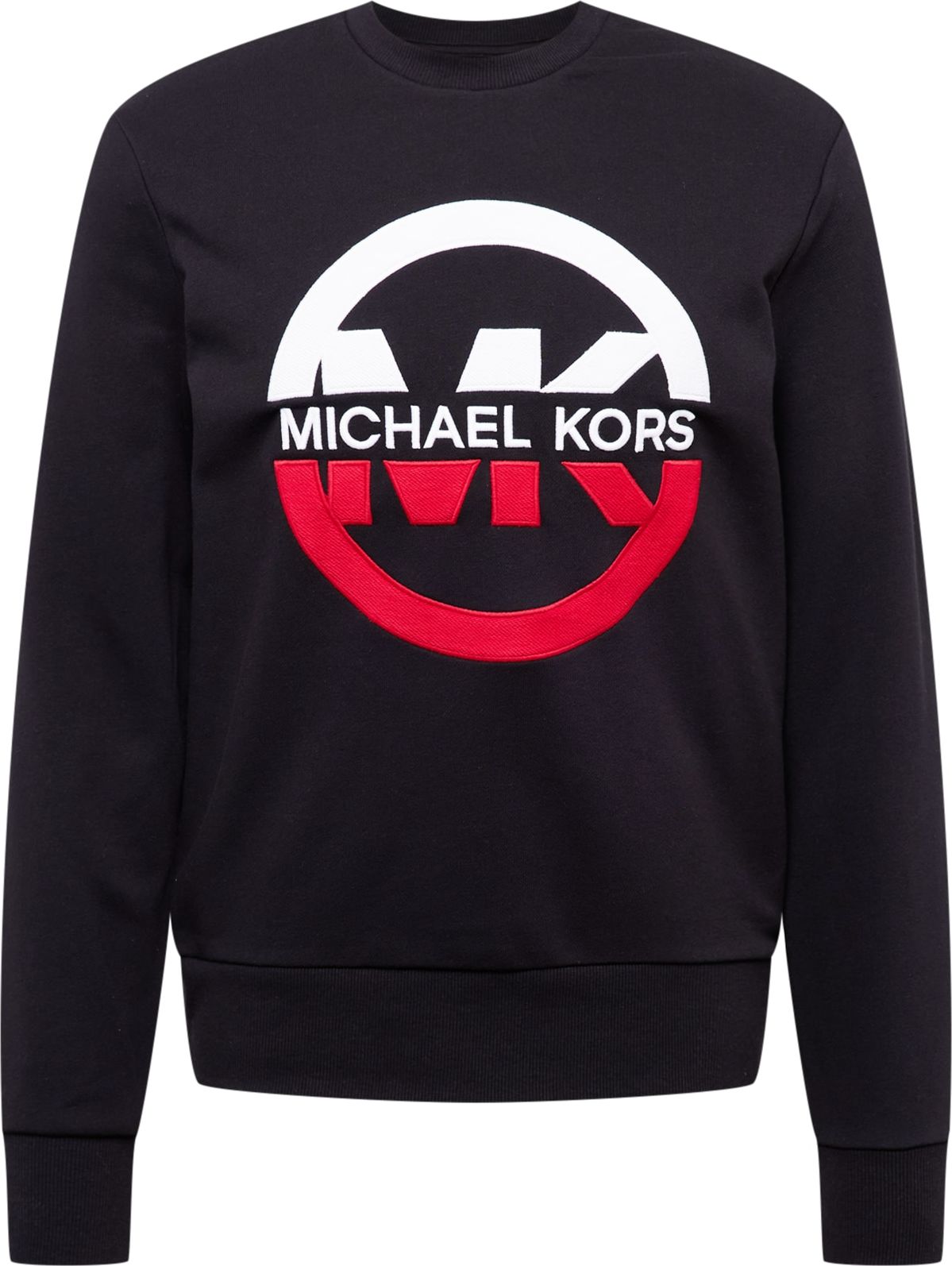 Michael Kors Mikina 'VICTORY' černá / bílá / červená