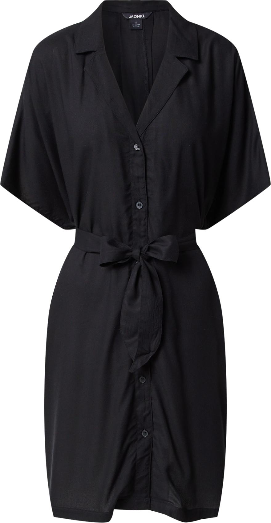 Monki Košilové šaty 'Irma' černá