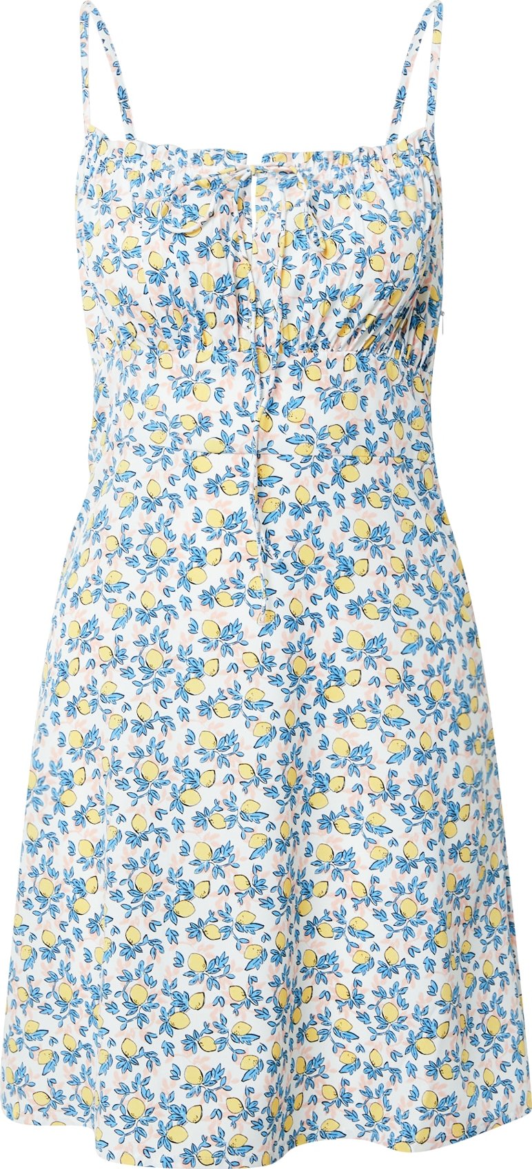 NEON & NYLON Letní šaty bílá / meruňková / azurová / pastelově žlutá / černá