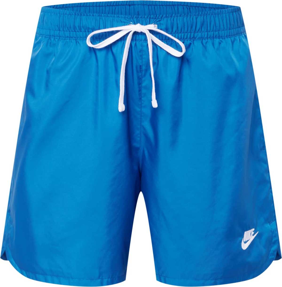 Nike Sportswear Kalhoty královská modrá / bílá