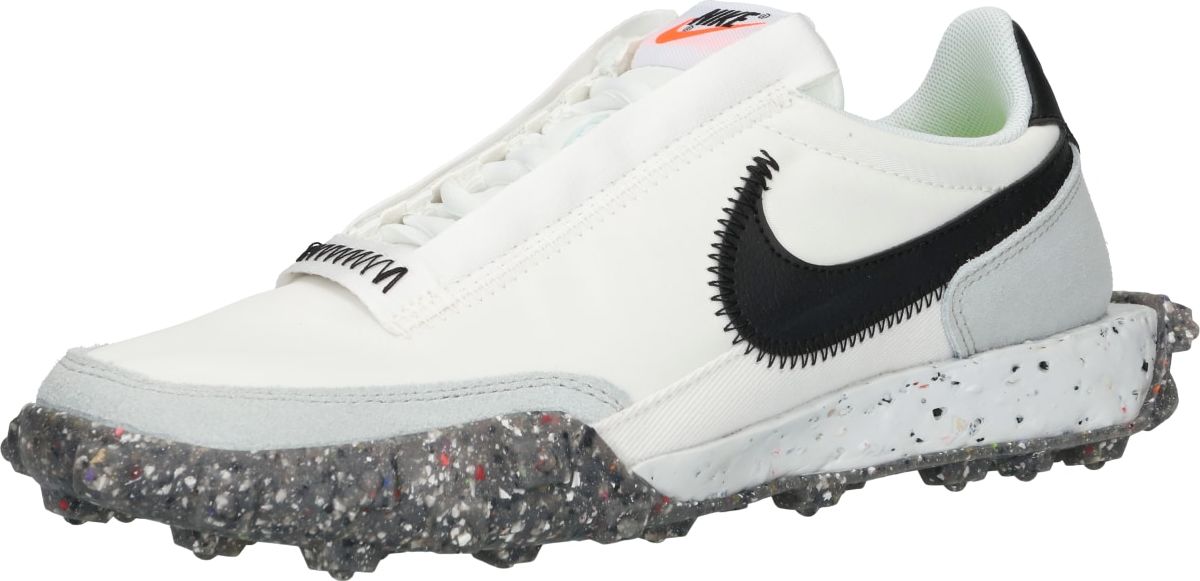 Nike Sportswear Tenisky 'Waffle Racer Crater' bílá / černá / šedá / oranžová