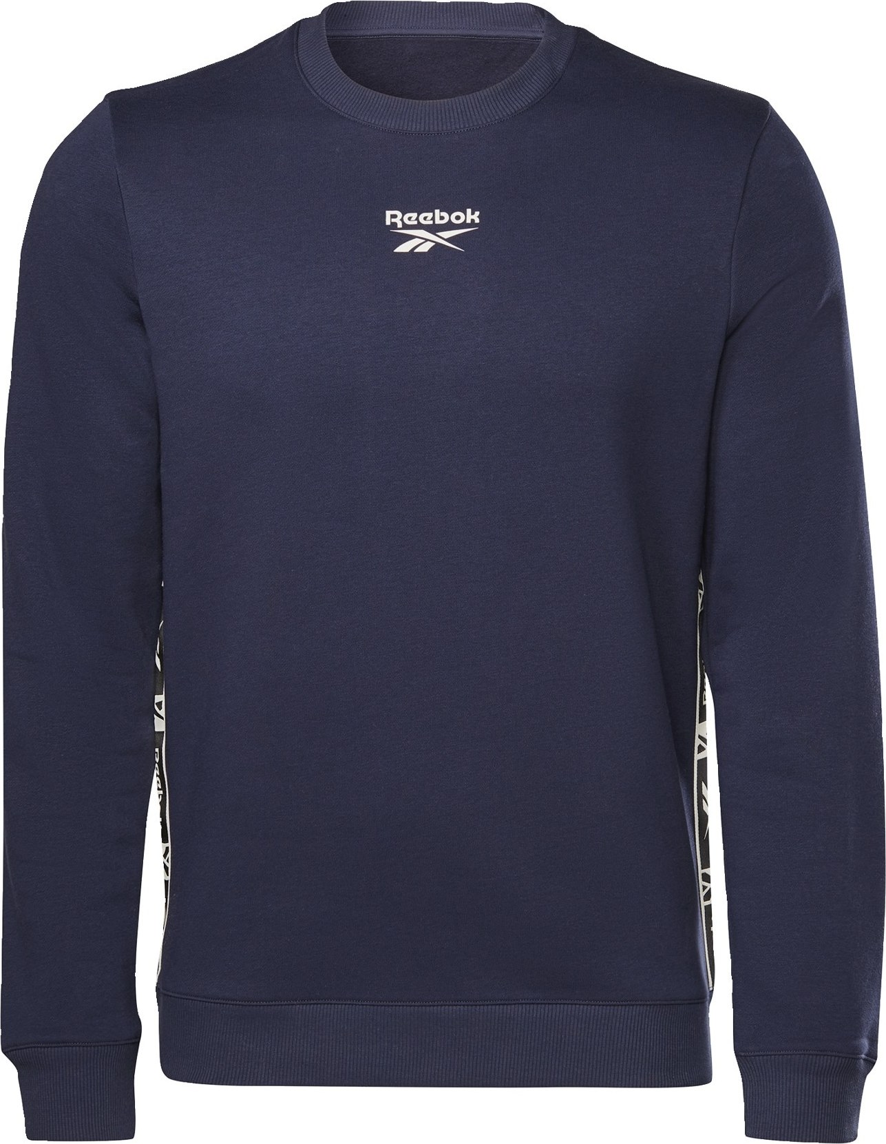 Reebok Sport Sportovní mikina 'Identity Tape Crew' modrá / bílá