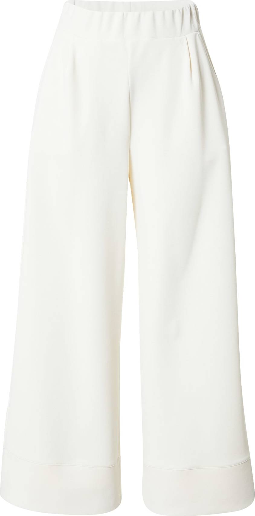 Rich & Royal Kalhoty se sklady v pase bílá
