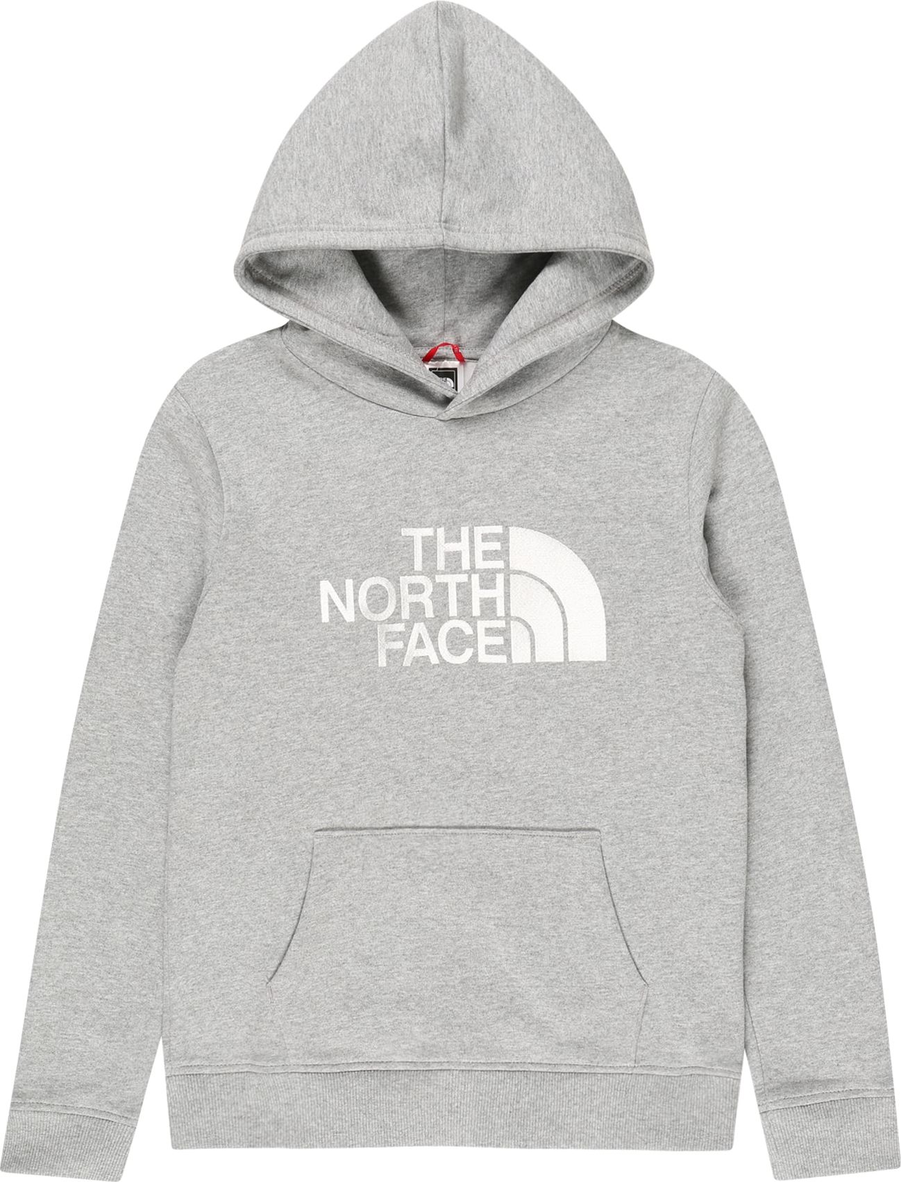THE NORTH FACE Mikina světle šedá / bílá