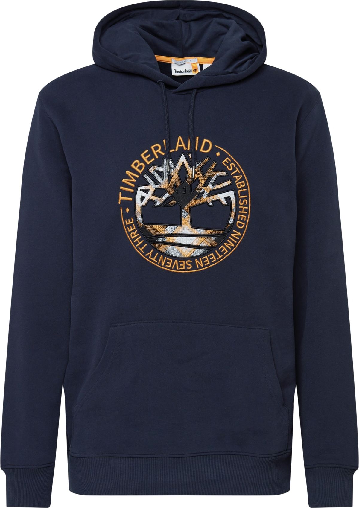 TIMBERLAND Mikina 'Little Cold River' safírová / zlatá / bílá