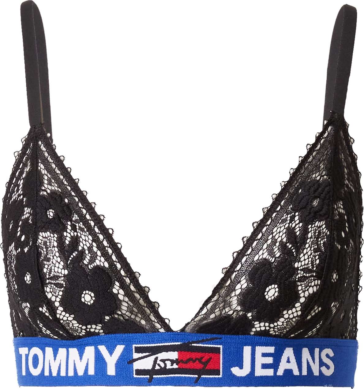 Tommy Jeans Podprsenka černá / bílá / červená / modrá