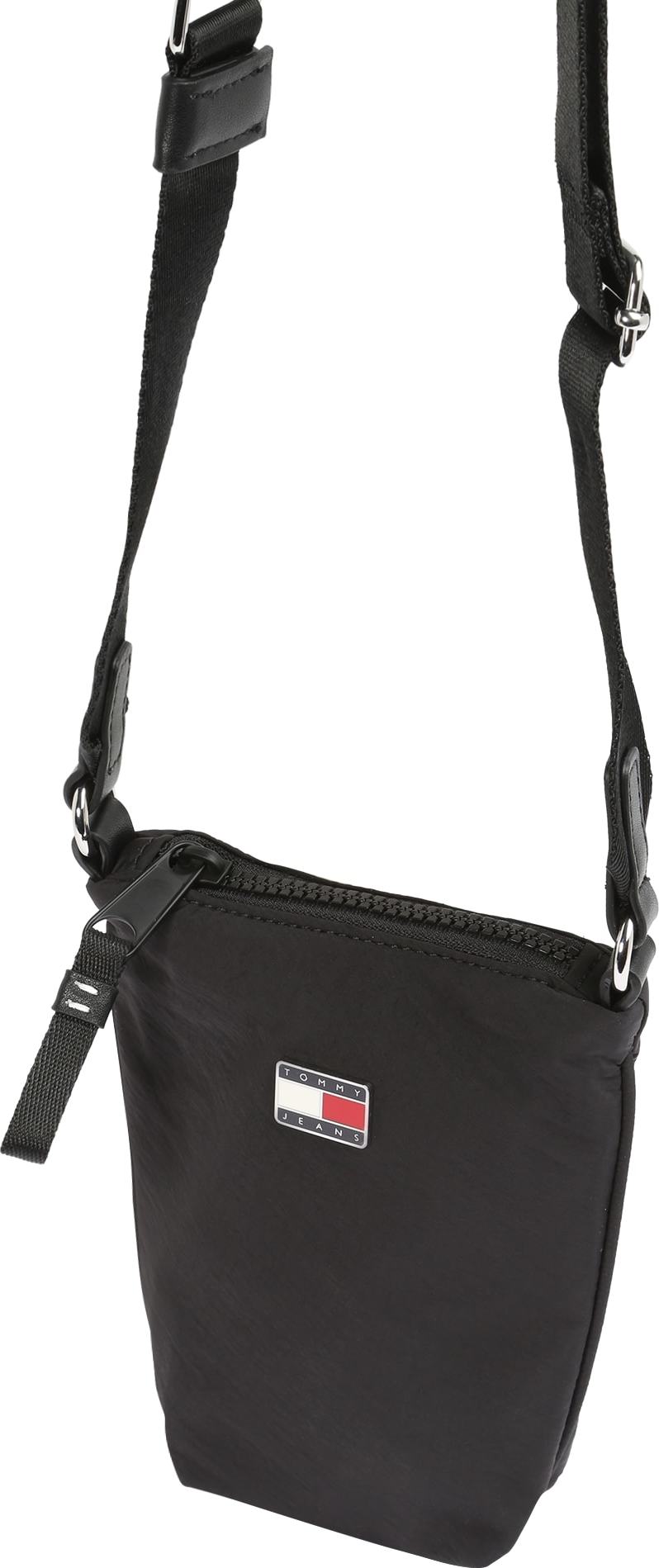 Tommy Jeans Taška přes rameno černá / bílá / ohnivá červená / námořnická modř