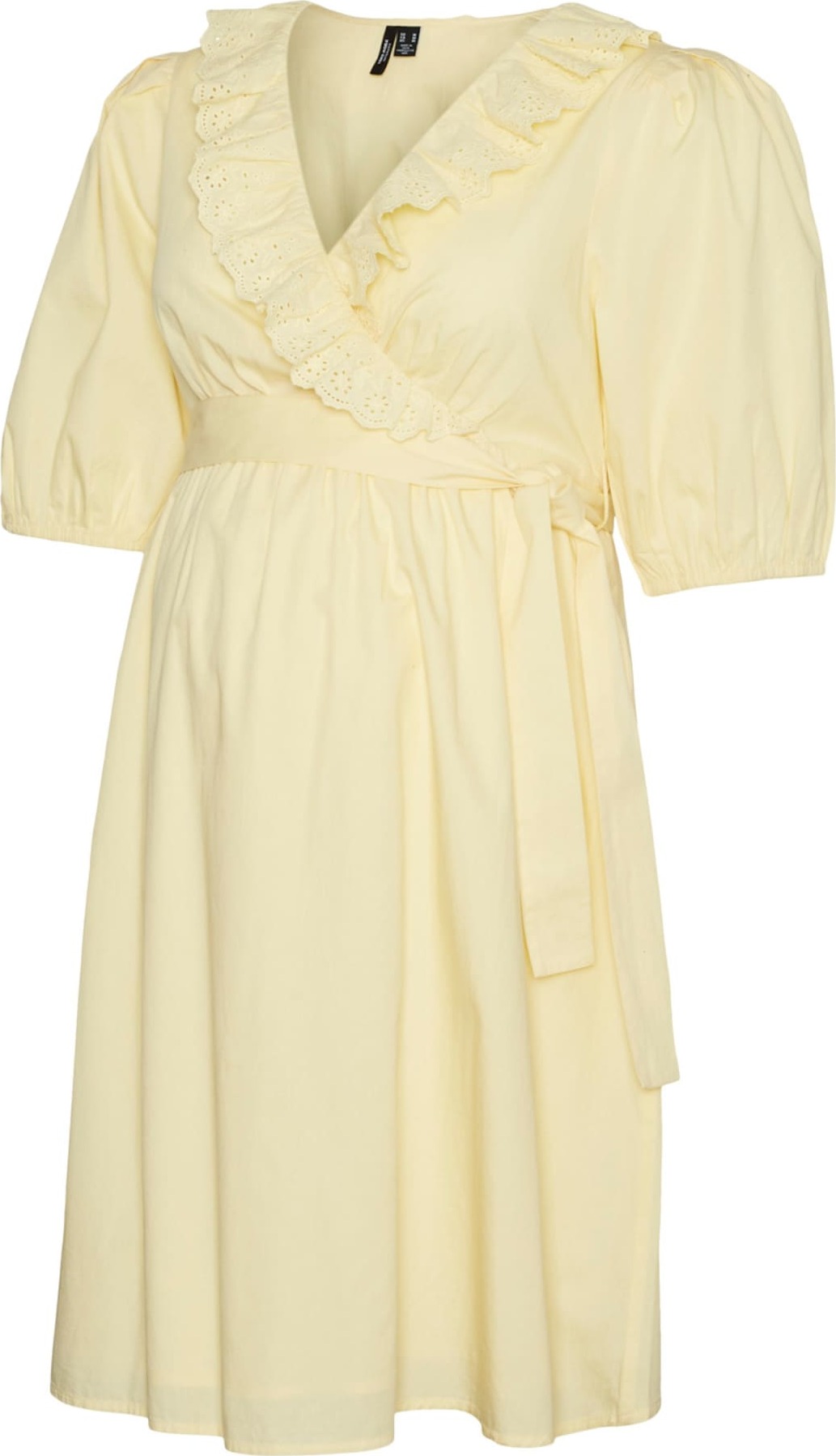 Vero Moda Maternity Šaty 'OLLIE' pastelově žlutá