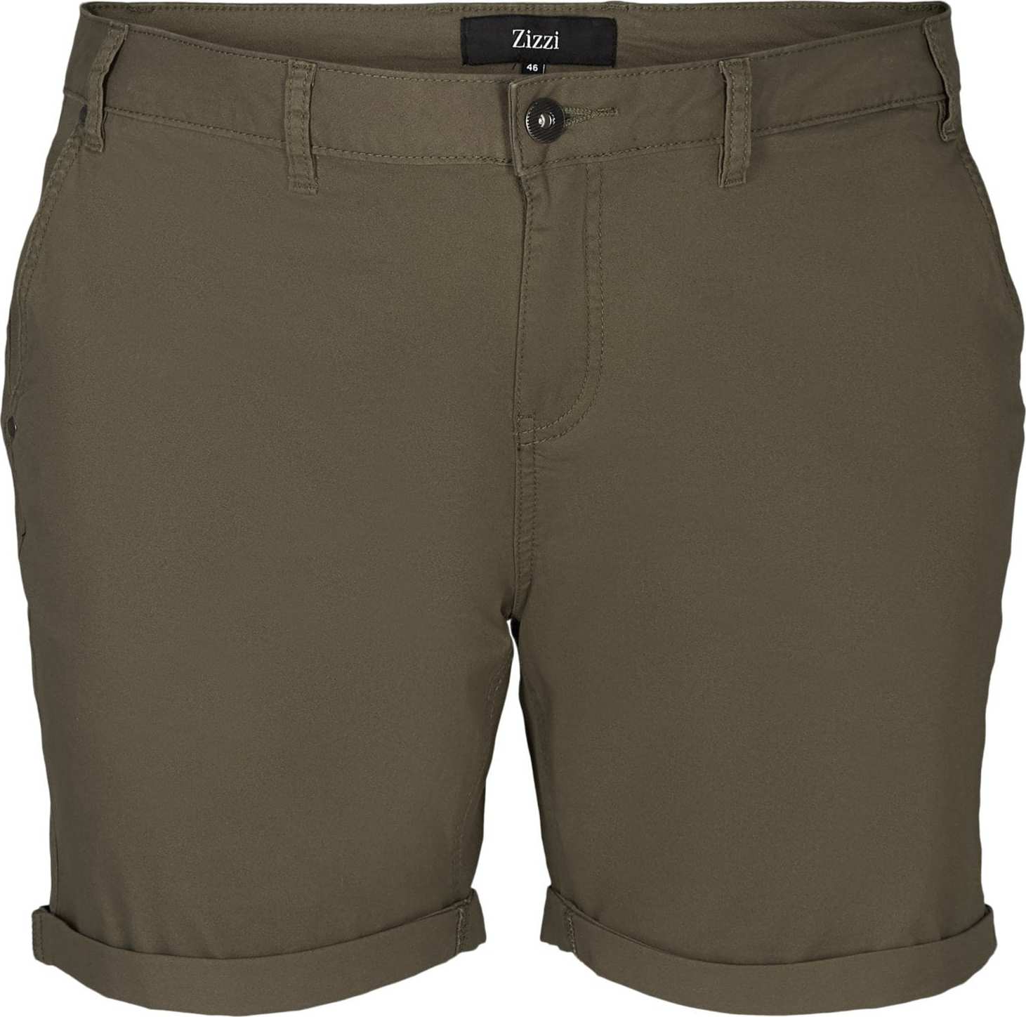 Zizzi Kalhoty 'Betty' khaki