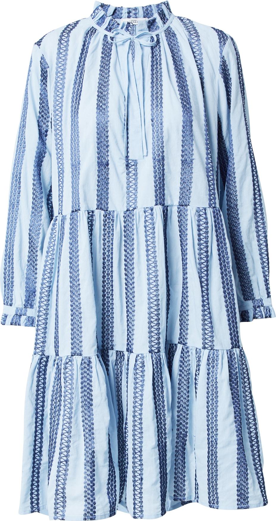 0039 Italy Košilové šaty 'Milly' světlemodrá / modrá
