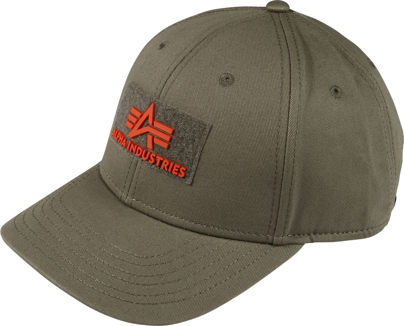 ALPHA INDUSTRIES Kšiltovka oranžová / khaki