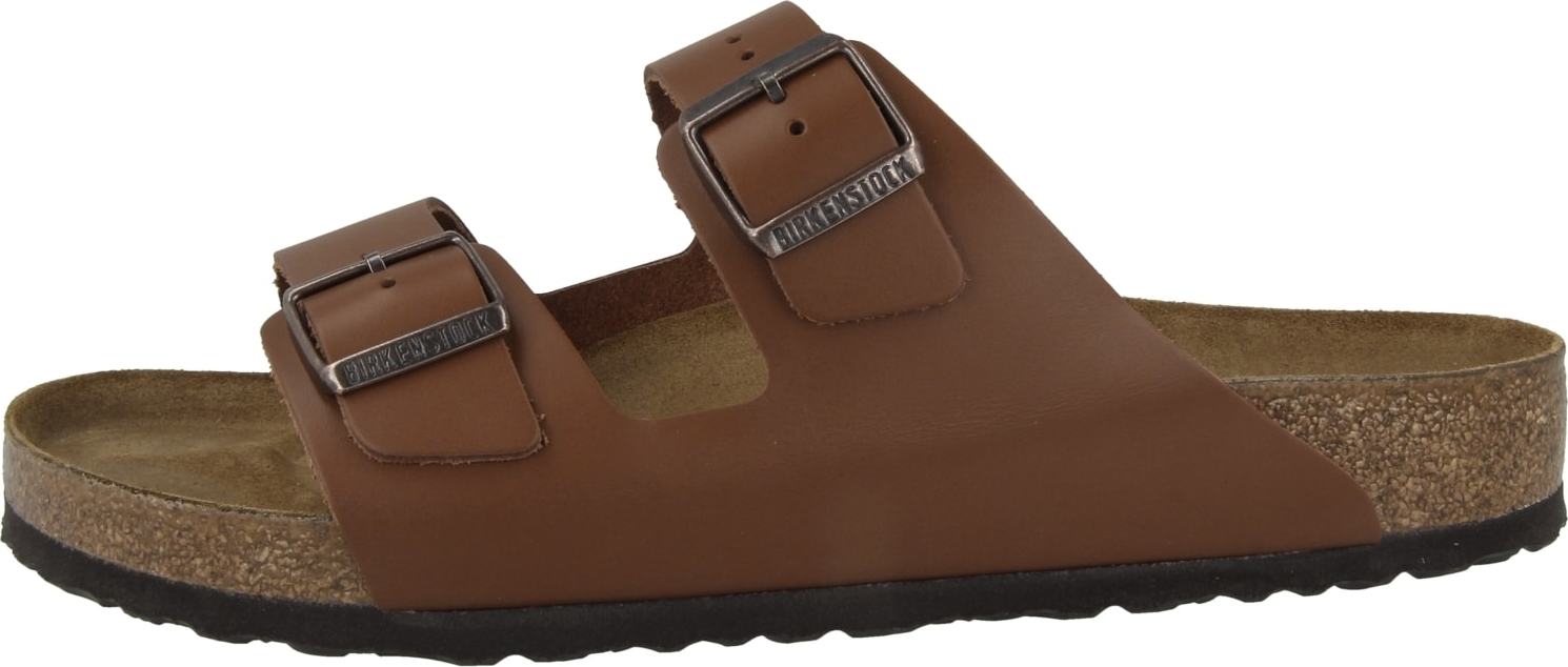 BIRKENSTOCK Pantofle 'Arizona' hnědá